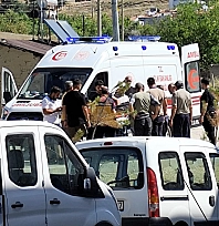 Elazığ'da kamyon kadına çarptı