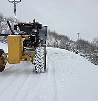 Elazığ'da kar çalışmaları sürüyor: 96 köy yolu açıldı