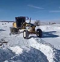 Elazığ'da kar yağışı: 182 köy yolu ulaşıma kapandı