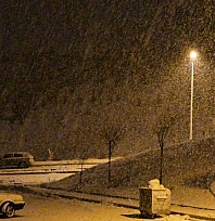 Elazığ'da kar yağışı yeniden başladı