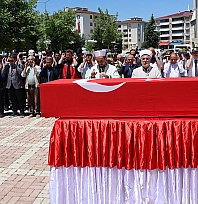 Elazığ'da Kıbrıs Gazisi Acar son yolculuğuna uğurlandı