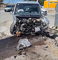 Elazığ'da korkutan kaza: 1 yaralı