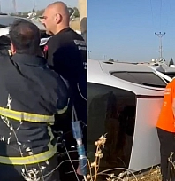 Elazığ'da korkutan kaza: 2 yaralı