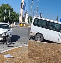 Elazığ'da korkutan kaza: 2 yaralı