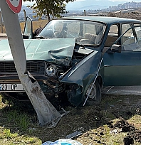 Elazığ'da korkutan kaza: 2 yaralı