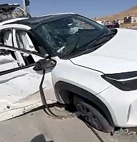 Elazığ'da korkutan kaza! 4 yaralı