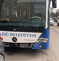 Elazığ'da korkutan kaza!