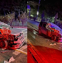 Elazığ'da korkutan kaza