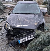 Elazığ'da korkutan kaza!