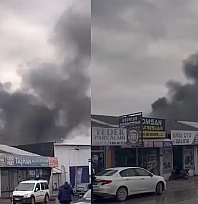 Elazığ'da korkutan yangın!