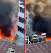 Elazığ'da korkutan yangın