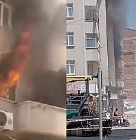 Elazığ'da korkutan yangın!