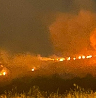 Elazığ'da korkutan yangın