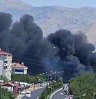 Elazığ'da korkutan yangın!