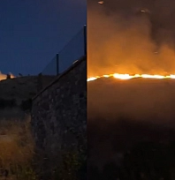Elazığ'da korkutan yangın!