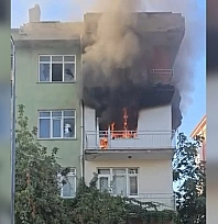 Elazığ'da korkutan yangın