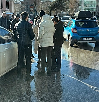 Elazığ'da maddi hasarlı kaza