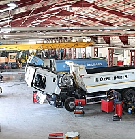 Elazığ'da makina ikmal atölyelerinde yoğun mesai