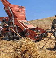 Elazığ'da mercimek hasadında teknik kontrol