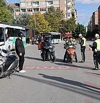 Elazığ'da motosiklet sürücülerine rekor ceza