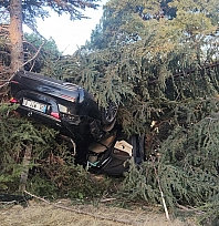 Elazığ'da otomobil ağaca çarptı: 1 yaralı