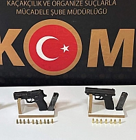 Elazığ'da ruhsatsız tabanca operasyonu