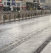 Elazığ'da sağanak yağış etkili oldu