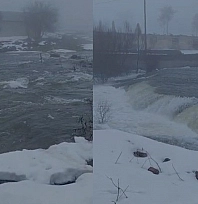 Elazığ'da sağanak yağış sonrası dereler coştu