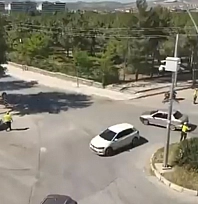 Elazığ'da sınav sabahı trafik için havadan seferberlik