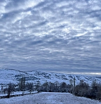 Elazığ'da sirrokümülüs bulutları görsel şölen sundu