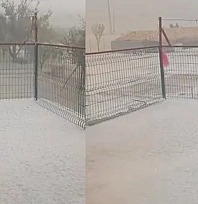 Elazığ'da soğuğun sebebi belli oldu: Şahinkaya'da dolu yağdı