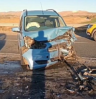 Elazığ'da trafik kazası!