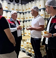 Elazığ'da tulum peyniri tesislerine hijyen denetimi