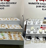 Elazığ'da uyuşturucu operasyonu!