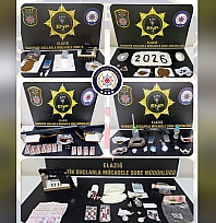 Elazığ'da uyuşturucu ve ruhsatsız silah operasyonları: 17 Tutuklama