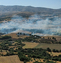 Elazığ'da yangınlar devam ediyor