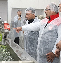 Elazığ'da yemek üretim işletmesine gıda denetimi