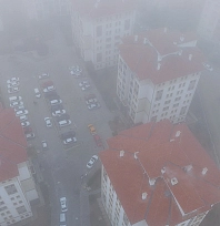 Elazığ'da yoğun sis etkili oldu
