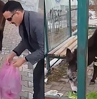 Elazığ'da yürek ısıtan davranış