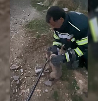 Elazığ'da yürek ısıtan kurtarma operasyonu