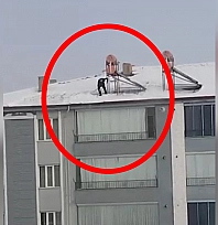 Elazığ'da yürekleri ağıza getiren anlar