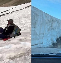 Elazığ'dan mantar toplamaya gitti, Temmuz'da karda kaydı
