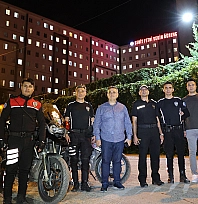 Elazığ Emniyet Müdürü Karan, öğrenci yurt çevresini inceledi