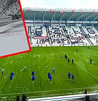 Elazığ Gençlik ve Spor İl Müdürlüğü'nden yoğun kar yağışına rağmen özverili çalışma