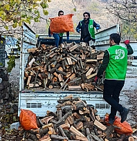 Elazığ İHH'dan 300 aileye yakacak yardımı