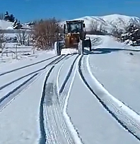 Elazığ'ın dört bir yanında karla mücadele seferberliği