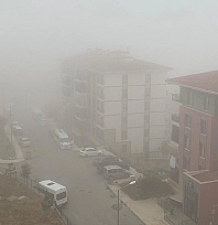 Elazığ'ın yüksek kesimlerde sis etkili oldu