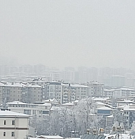 Elazığ'ın yüksek kesimlerini sis kapladı