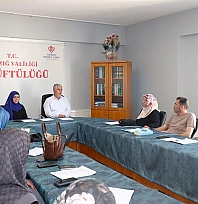 Elazığ Müftülüğünde aile ve manevi rehberlik çalışmaları masaya yatırıldı