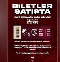 Elazığspor–Altınordu FK maçının biletleri satışta